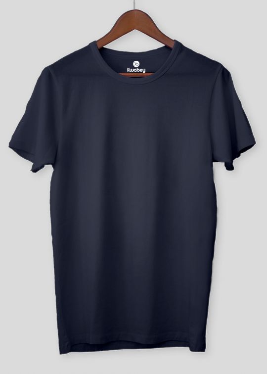 Cherish The Basic Navy Half Sleeve T-Shirt For Men