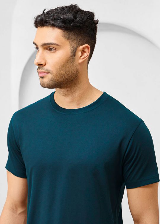 Solid Legion Blue Half Sleeve RN T-Shirt