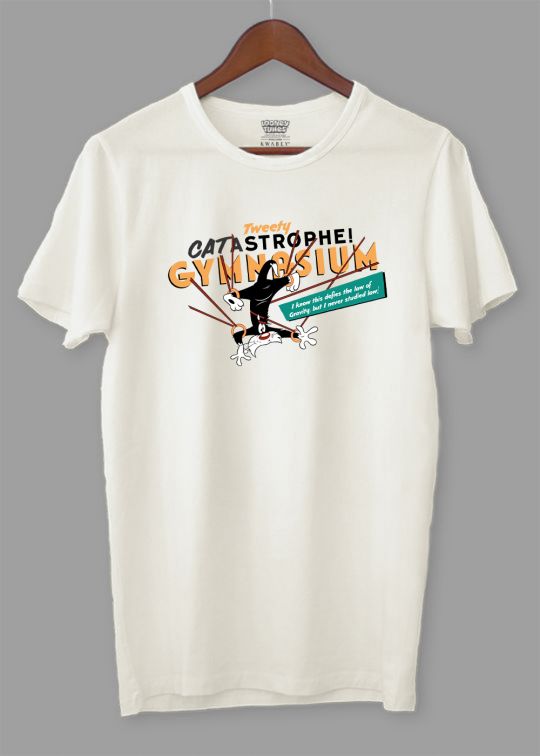 Catastrophe Tweety Egg Shell Half Sleeve T-Shirt For Men