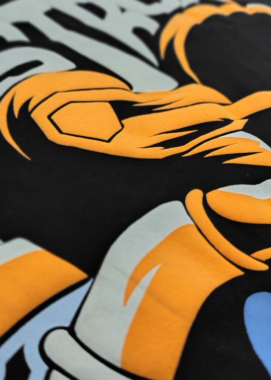 Universe Calling Premium Black Oversized T-shirt For Men