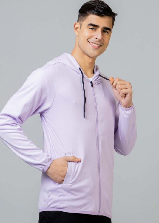 All Season Lilac Hoodie Sweatshirt For Men