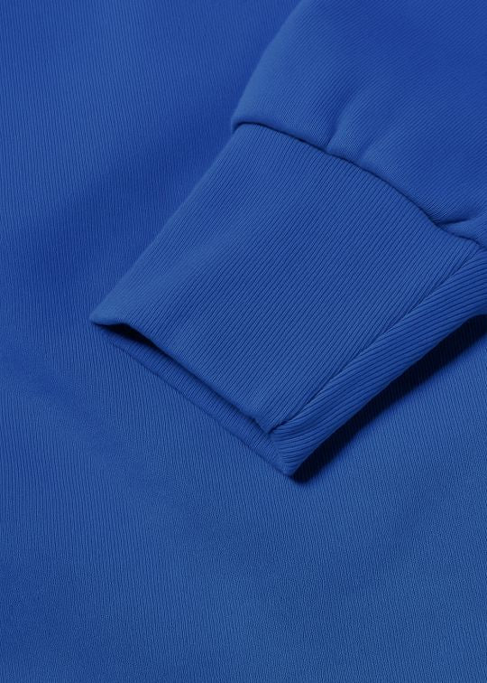 Dont Tell Mama Cobalt Blue Men Relaxed Fit Hoodie With Kangaroo Pocket