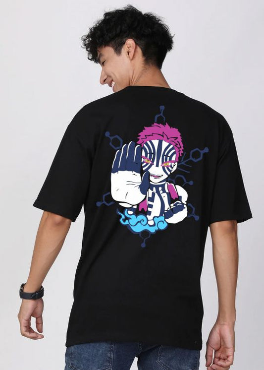 Akaza Black Oversized T-Shirt For Men
