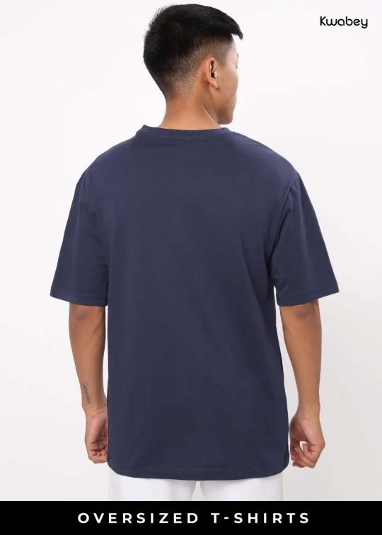 Simpson Skate Navy Oversized T-Shirt For Men