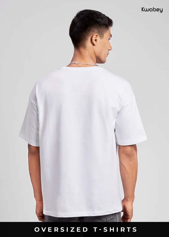 Moon Knight Mask White Oversized T-shirt For Men