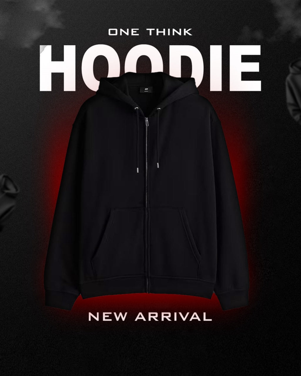 Loose Fit Zip-through hoodie