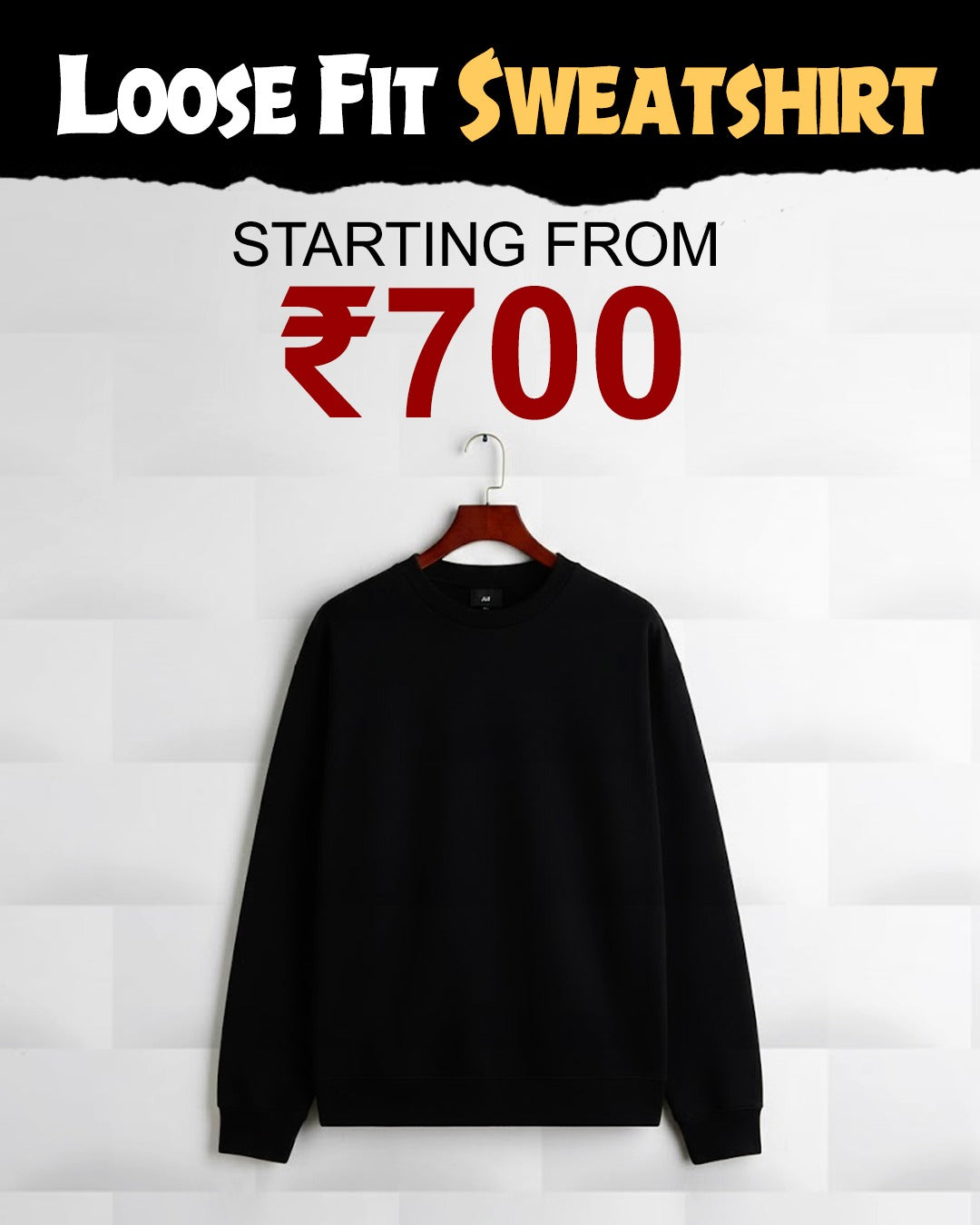 Loose Fit Sweatshirt