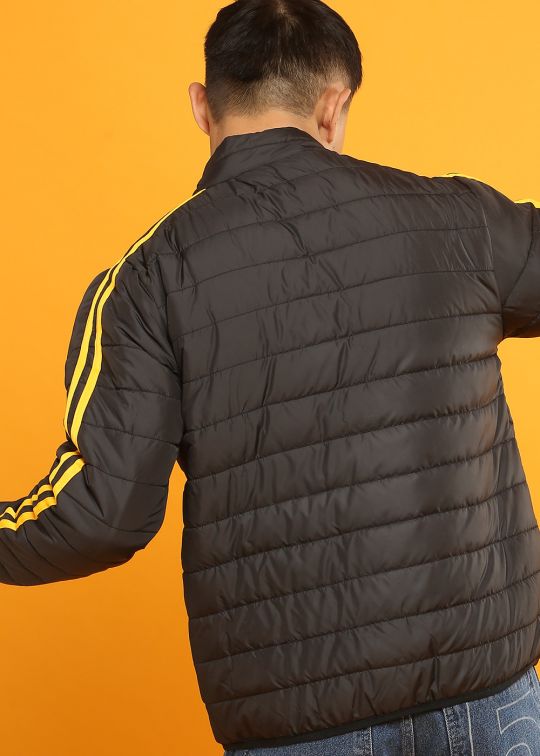 Black Designer Puffer Jacket For Men