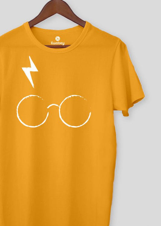 Harry Potter Mustard Half Sleeve T-shirt For Men