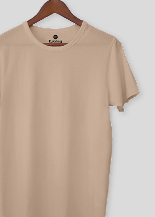 Cherish The Basic Pastel Pink Half Sleeve T-Shirt For Men
