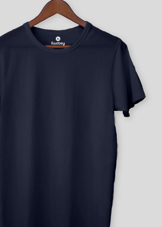 Cherish The Basic Navy Half Sleeve T-Shirt For Men
