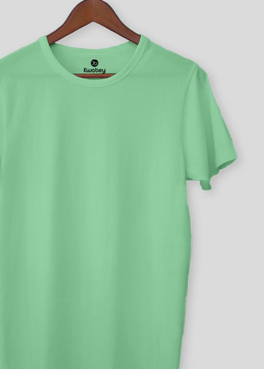 Cherish The Basic Mint Green Half Sleeve T-Shirt For Men