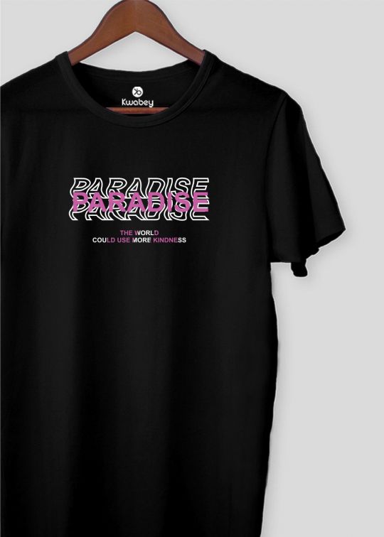 Paradise The World Kindness Half Sleeve T-Shirt For Men