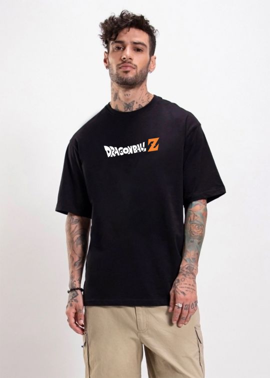 Kid Goku Orange Black Oversized T-shirt For Men