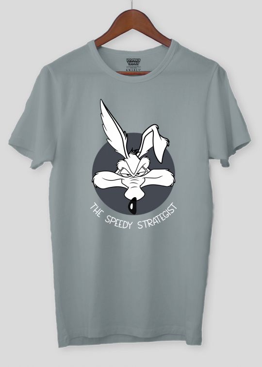 Offical The Speedy Strategist Willie Ultimate Grey Half Sleeve T-Shirt For Men