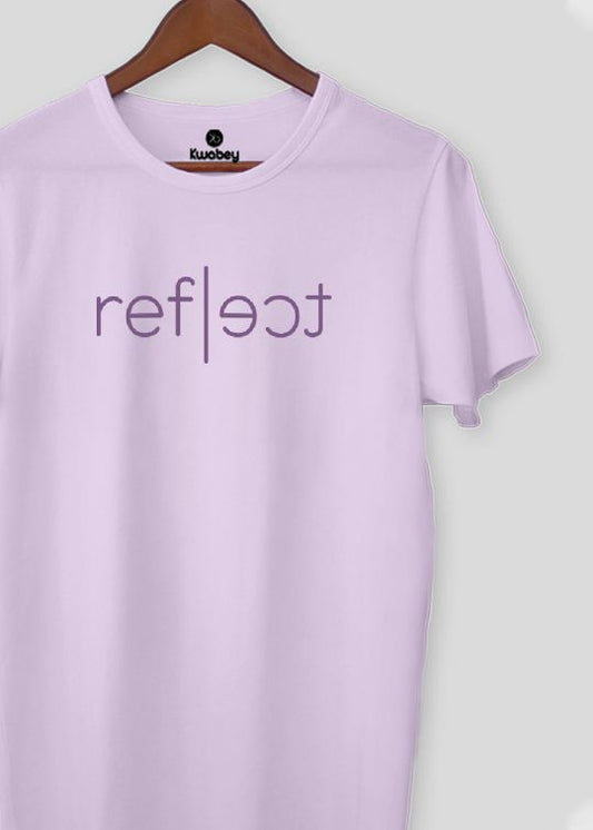 Reflect Lilac Half Sleeve T-Shirt For Men