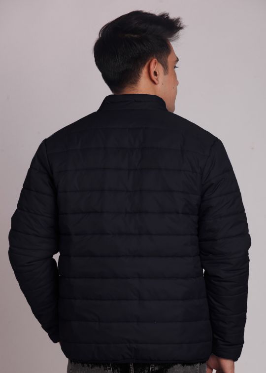 Navy Puffer Jacket For Men
