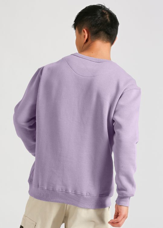 Peanuts Snoopy Lilac Oversized Sweatshirt For Men