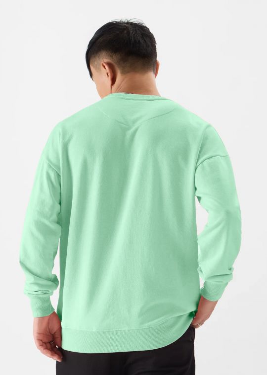 IDGAF Donald Duck Jade Oversized Sweatshirt For Men