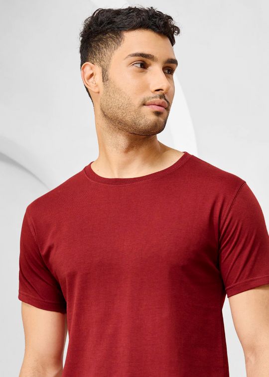 Solid Salsa Half Sleeve RN T-Shirt