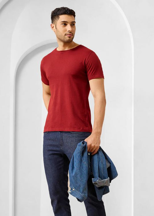 Solid Salsa Half Sleeve RN T-Shirt