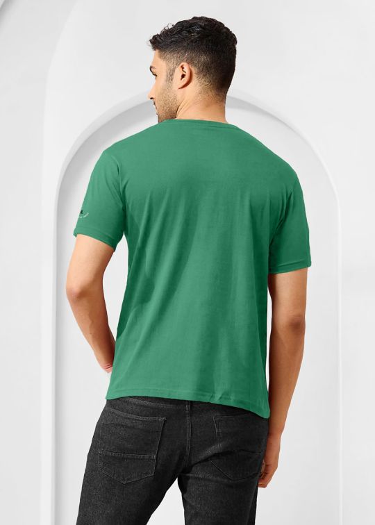 Solid Aventurine Half Sleeve RN T-Shirt