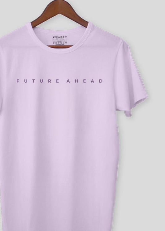 Future Ahead Lilac Half Sleeve T-Shirt For Men