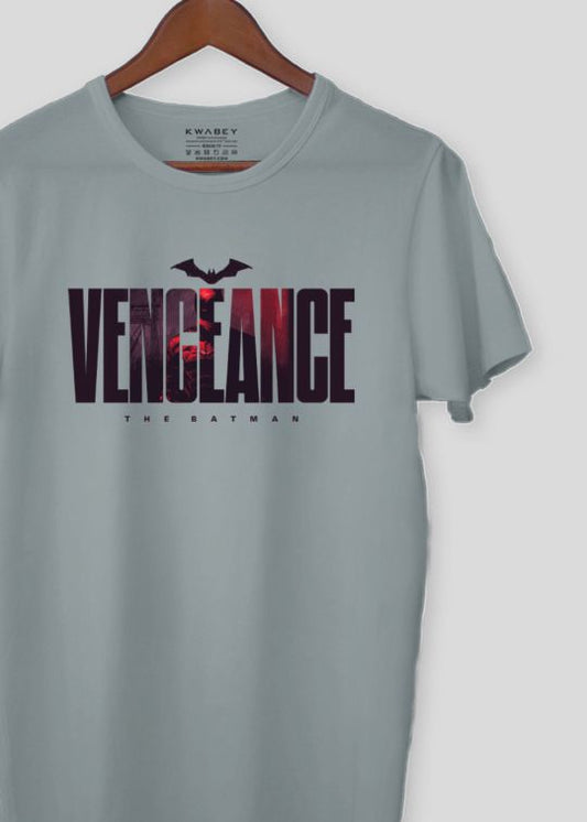 Vengeance The Batman Ultimate Grey Half Sleeve T-Shirt For Men