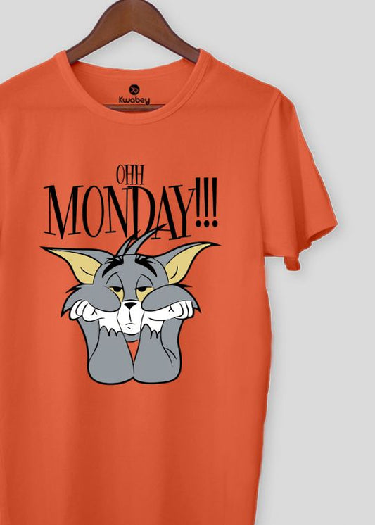 Monday Again Oxyfire Half Sleeve T-Shirt For Men