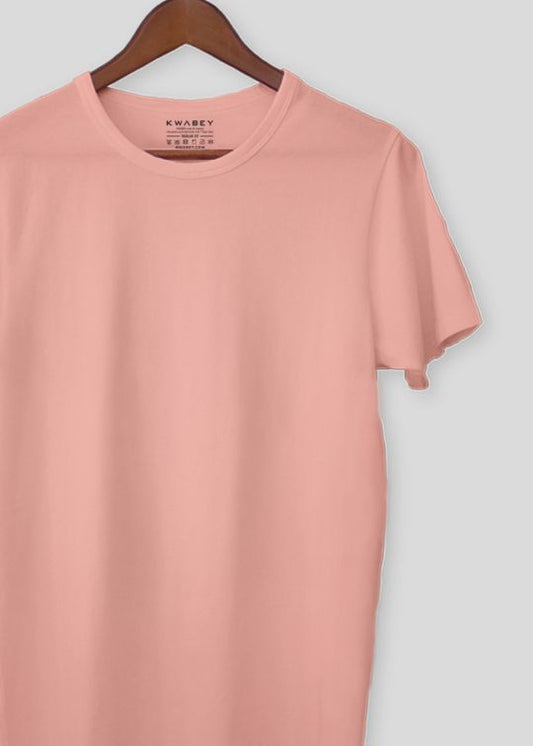 Basic Pastel Pink Color Half sleeve T-Shirt for Men