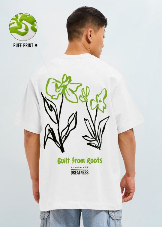 Forged for Greatness Premium White Men Oversized T-shirt