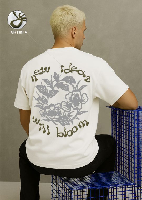 New Ideas Premium Egg Shell Men Oversized T-shirt