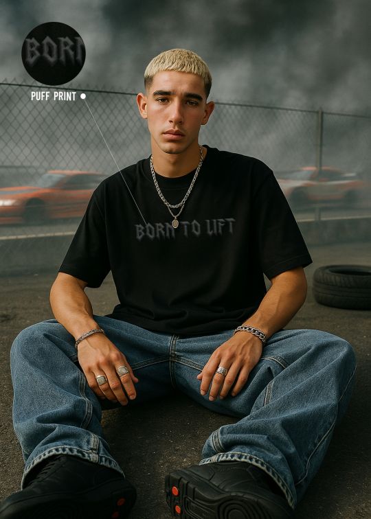 Lifting Club Black Men Oversized T-shirt