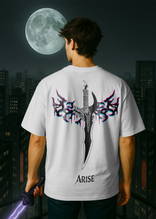 Tales of Arise Premium White Oversized T-shirt For Men