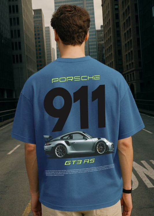 Porsche Car Premium Oversized T-shirt For Men