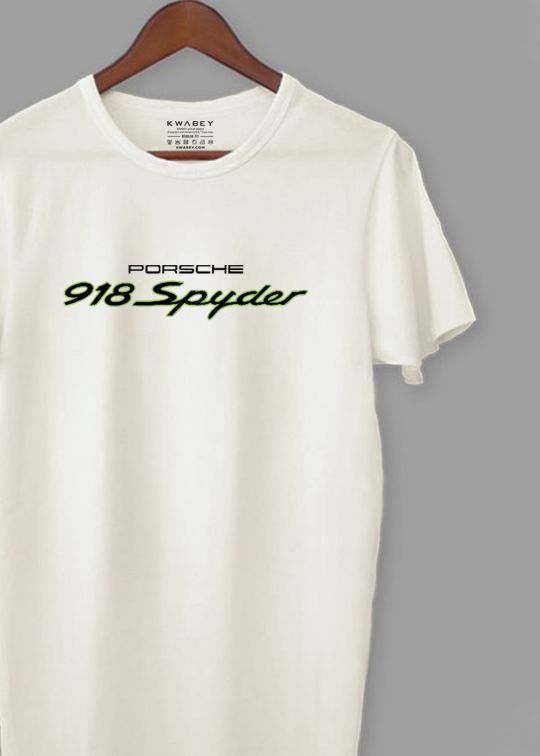 Porsche 918 Spyder Half Sleeve T-shirt For Men