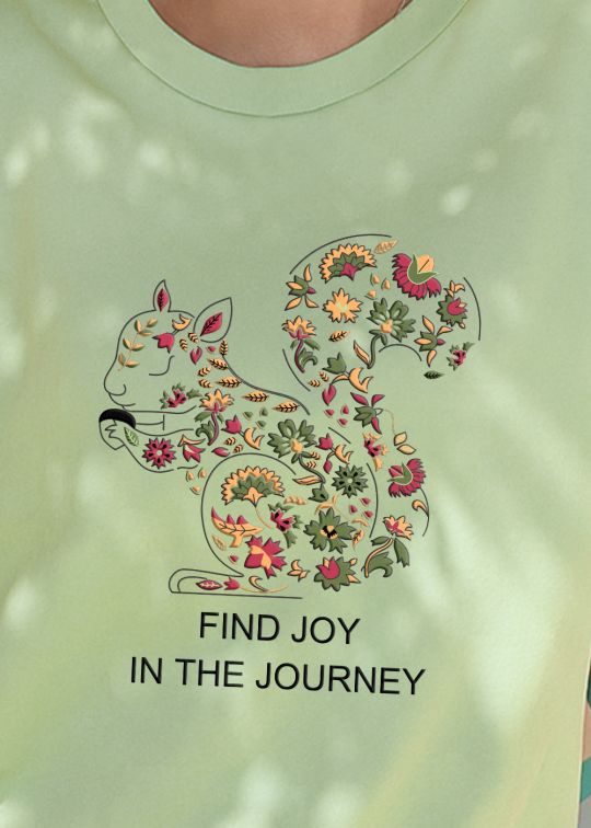 Find Joy Mint Green Oversized T-shirt For Women