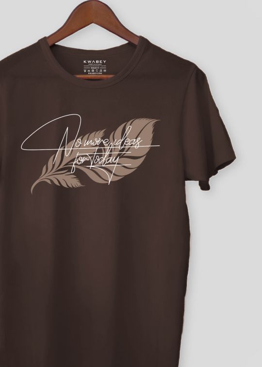 No More Ideas For Today Coffee Half Sleeve T-shirt For Men