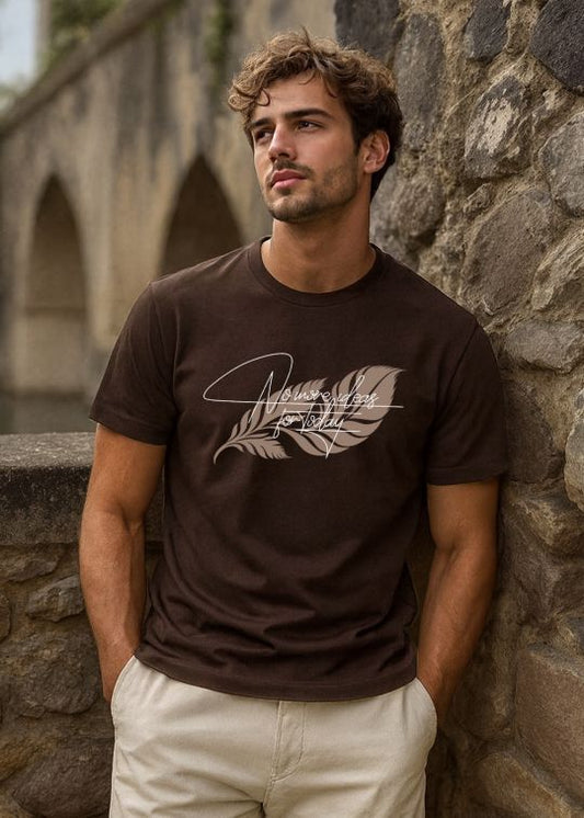 No More Ideas For Today Coffee Half Sleeve T-shirt For Men