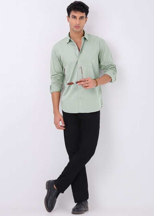 Men's Classic Cement Cotton Casual Shirt