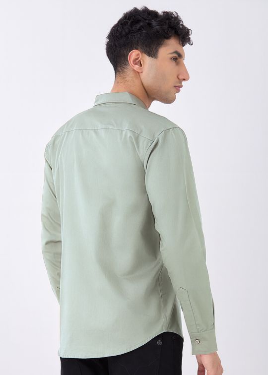 Men's Classic Cement Cotton Casual Shirt