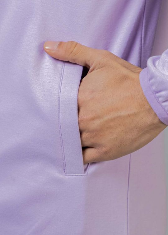 All Season Lilac Hoodie Sweatshirt For Men