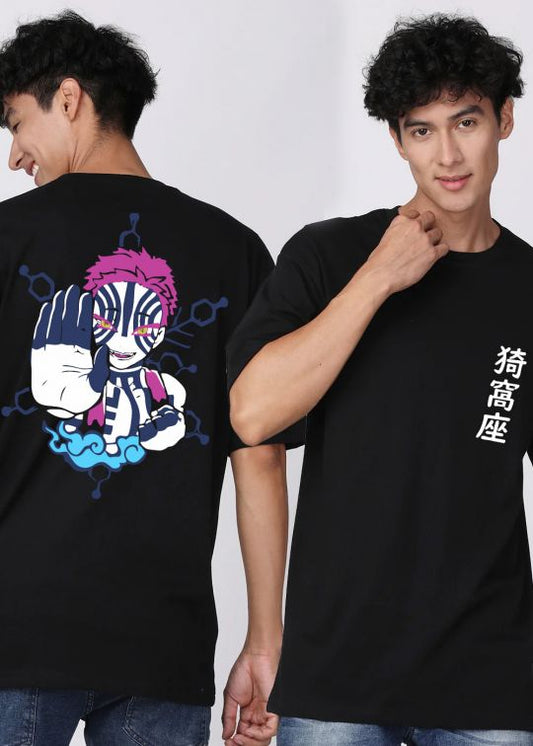 Akaza Black Oversized T-Shirt For Men