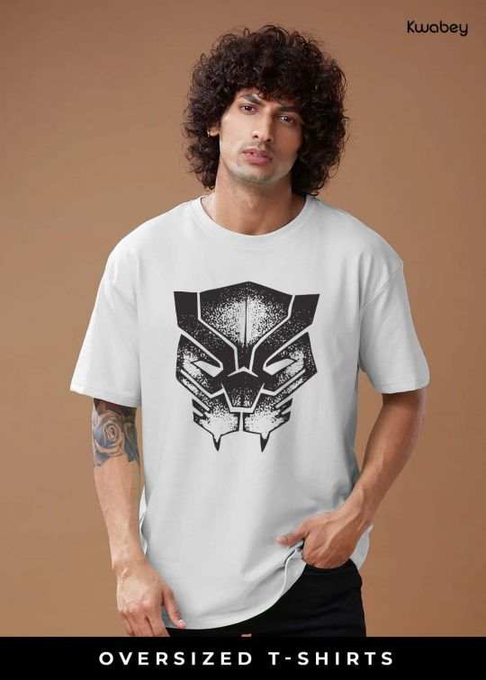 Wakanda Forever White Oversized T-Shirt For Men