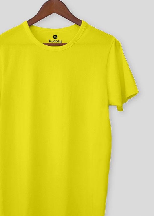 Cherish The Basic Pineapple Yellow Half Sleeve T-shirt For Men