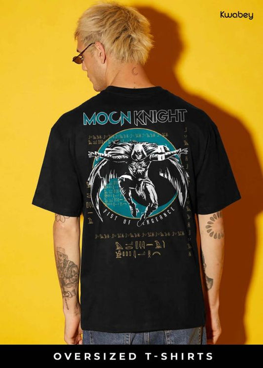 Moon Knight Logo Oversized T-shirt For Men